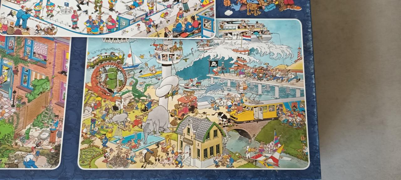 Jan van hasteren 3 in 1 puzzel met poster