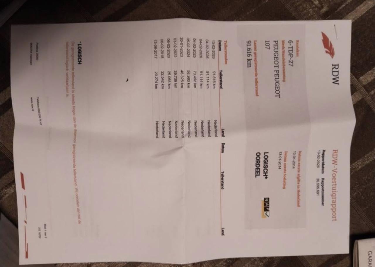 Peugeot 107 1.0 Urban L accent 2014