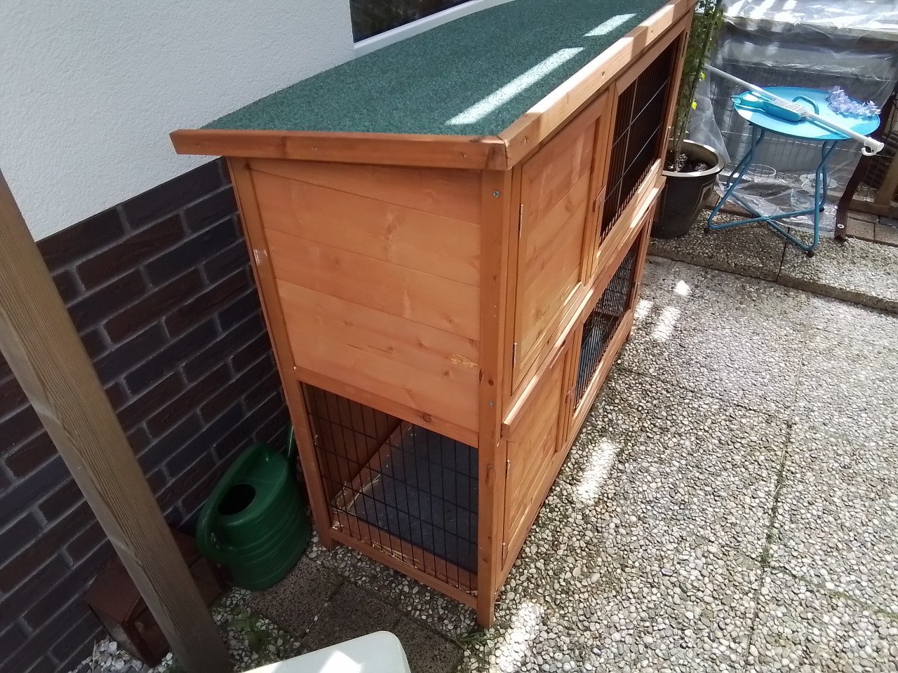 Te koop konijnenhok zgan