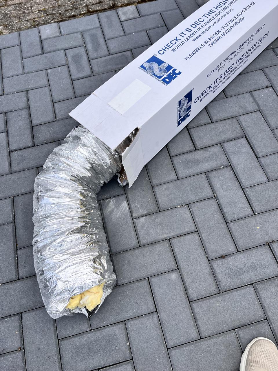 Flexibele, thermisch geïsoleerde slang