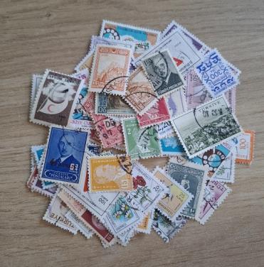 Postzegels Turkije Gestempeld T.E.A.B.