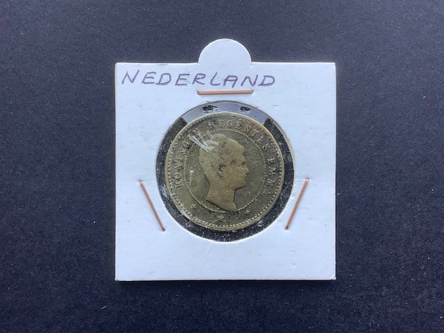 Penning Koningin Regentes Emma / Koningin Wilhelmina.