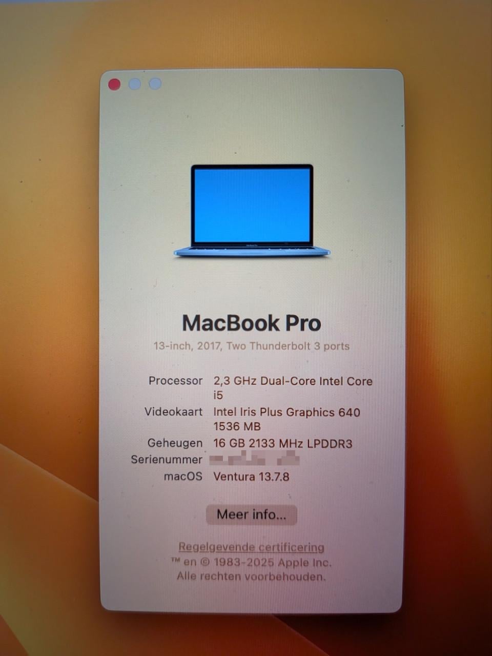 Apple MacBook Pro 13-inch (2017)