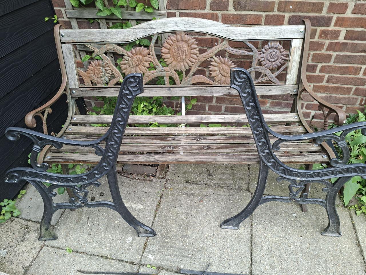Tuinbank frame