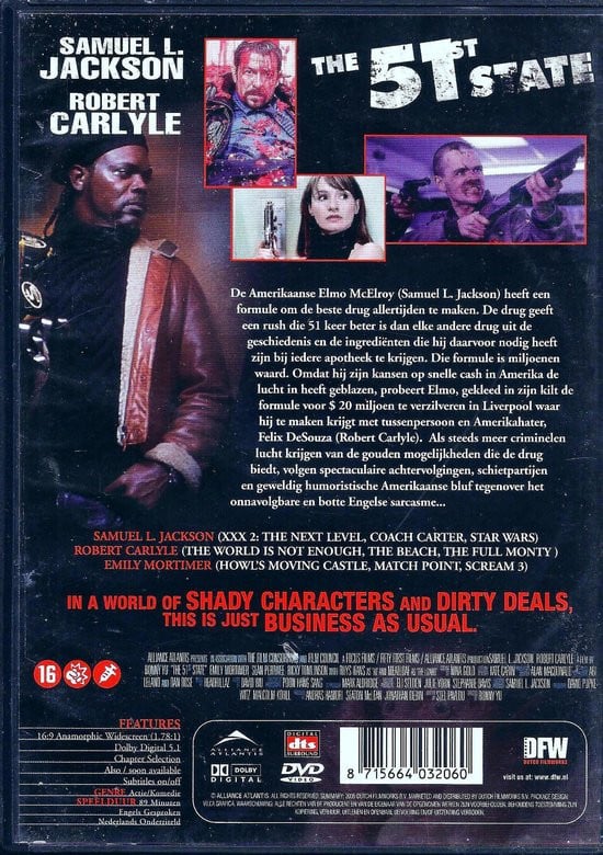 DVD The 51st state ( 1 keer bekeken)