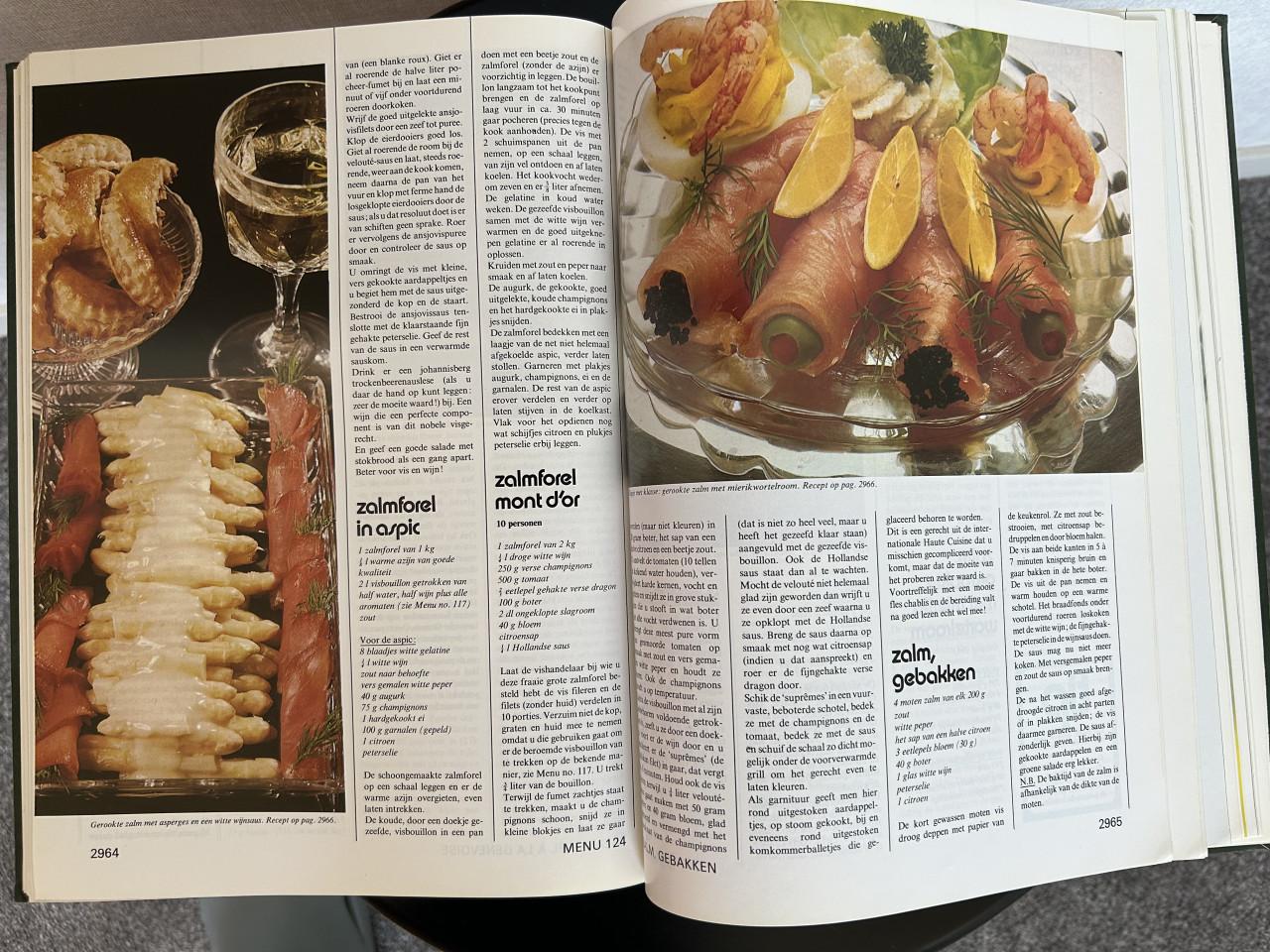 Menu spectrum recepten encyclopedie.