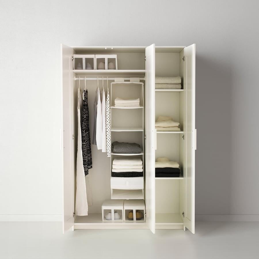 Witte IKEA BRIMNES kast 3-deurs