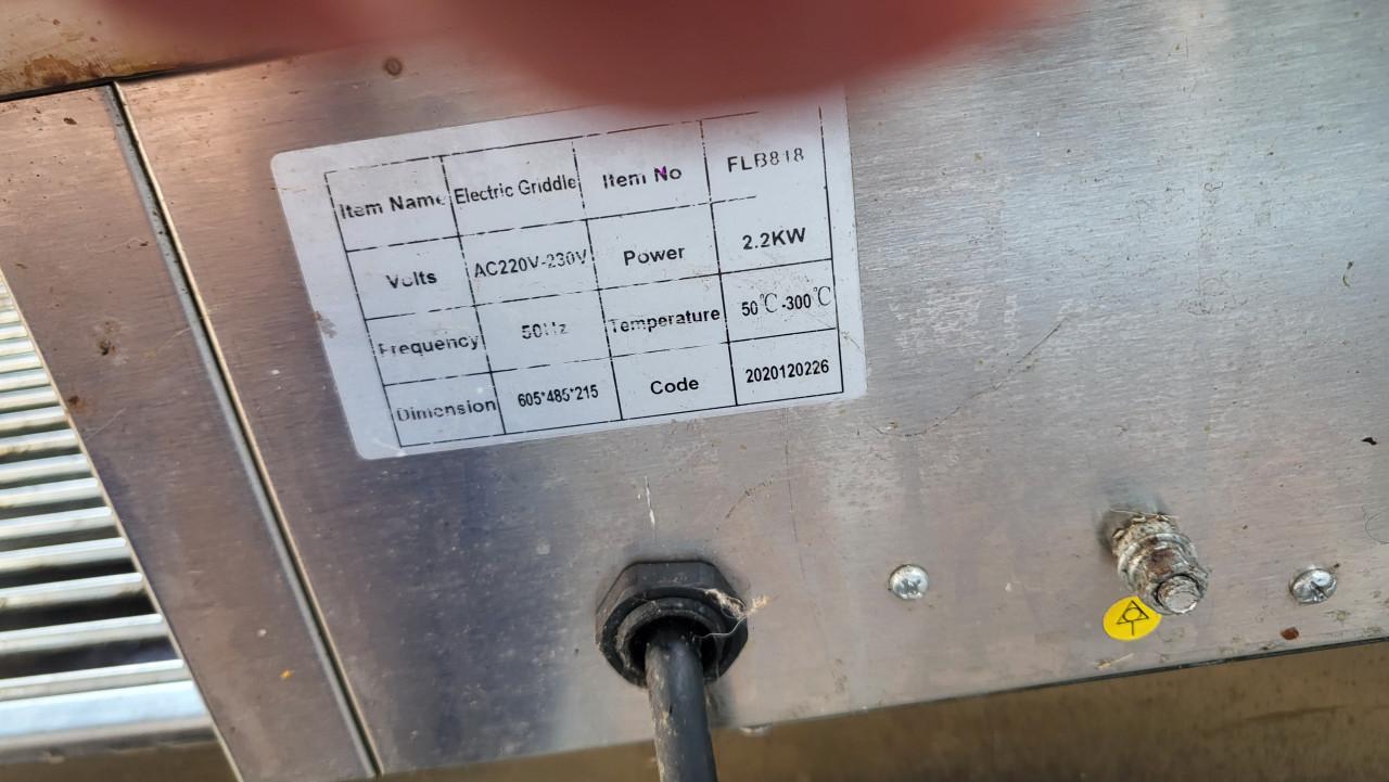 Goed werkende bakplaat professionele