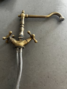 Koperen kraan