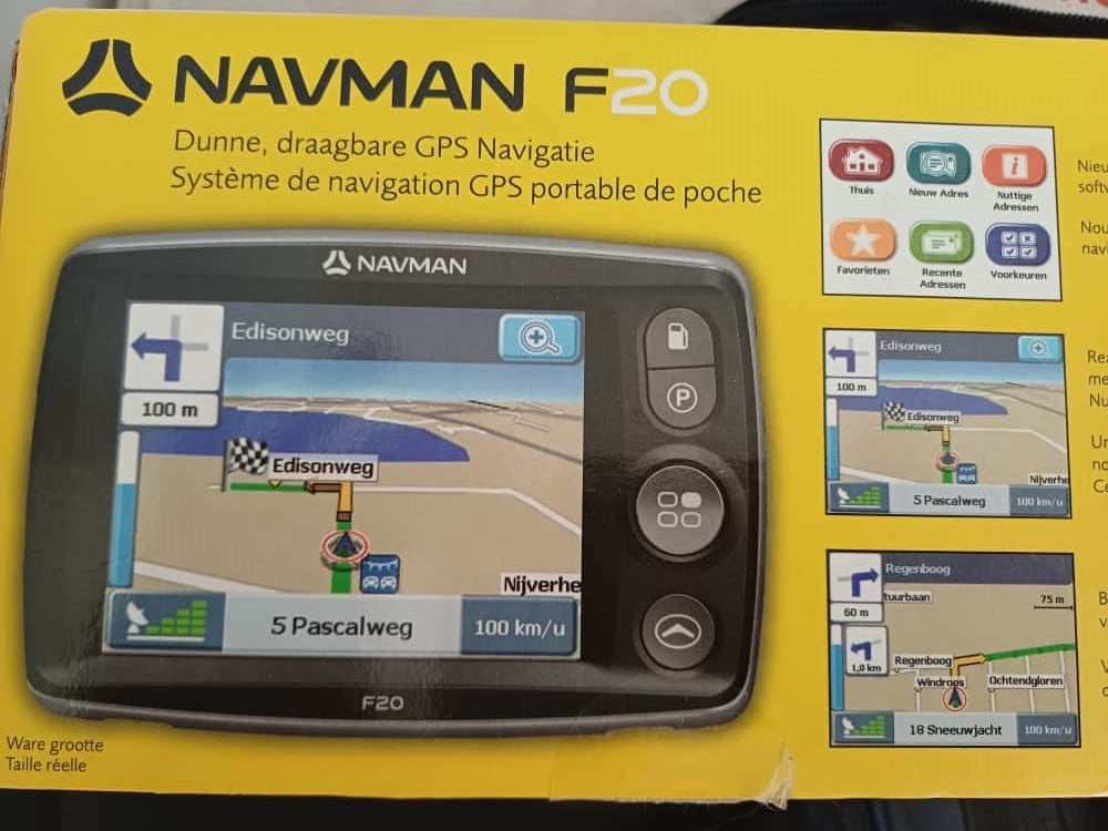 Gereserveerd - Navigatiesysteem NAFMAN F20  - (zolderopruiming)