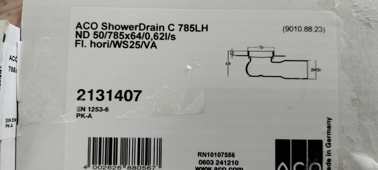 Showerdrain en flexdrain rooster rvs
