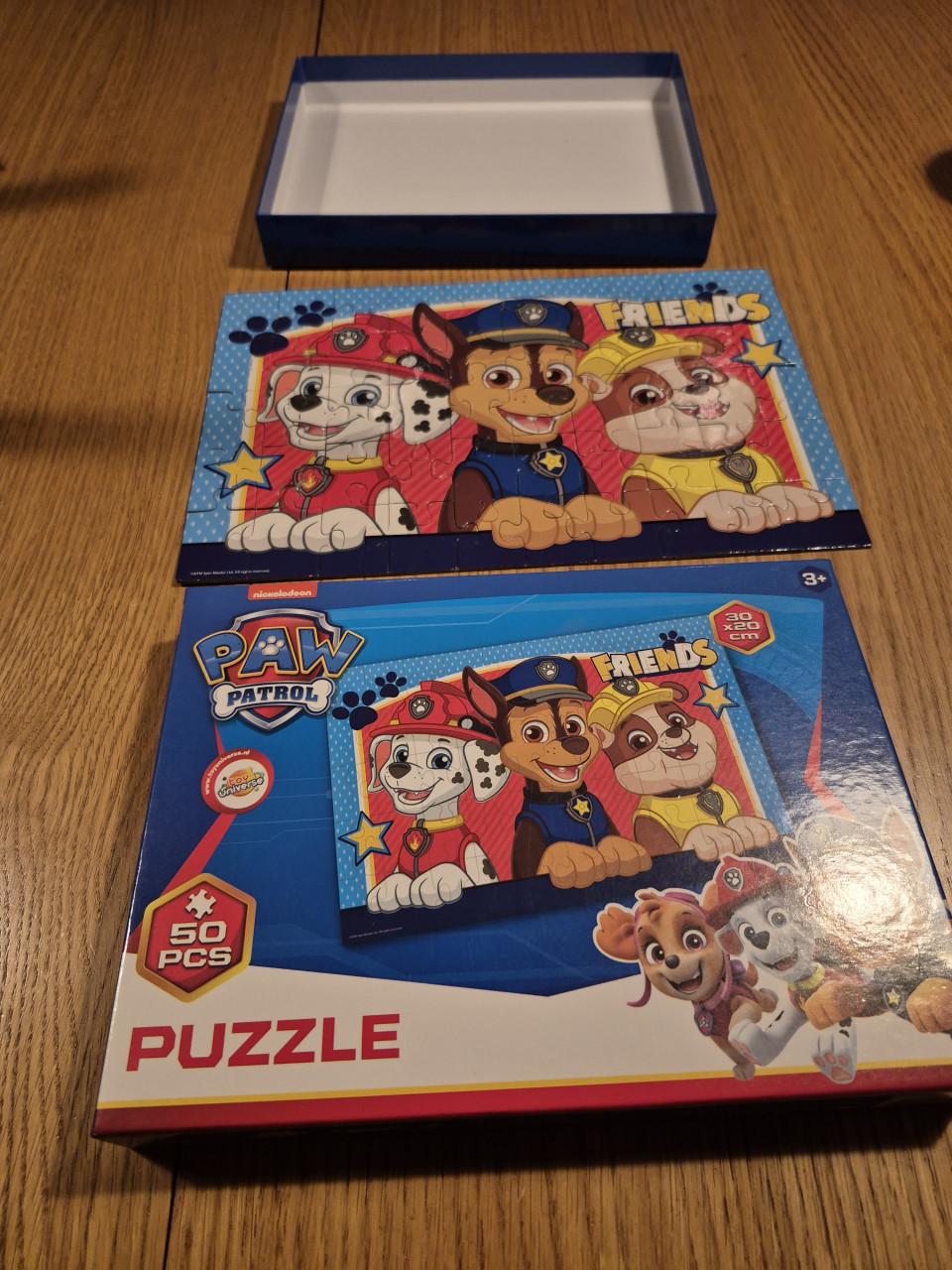 3 paw patrol puzzels