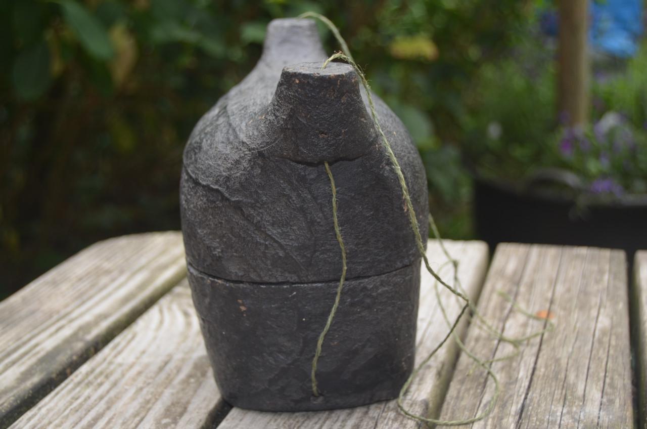 Houten tas Igorot volk Filipijnen ca. 1900