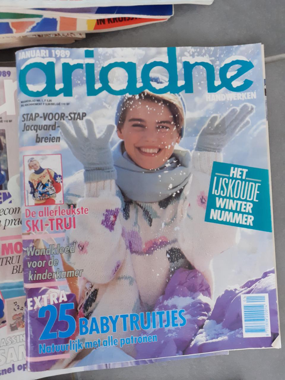 GRATIS Ariadne tijdschriften jaargangen 1988, 1989 en 1990
