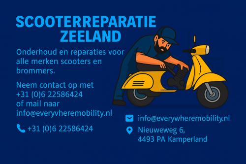 Everywhere Mobility– Scooterreparatie in Zeeland