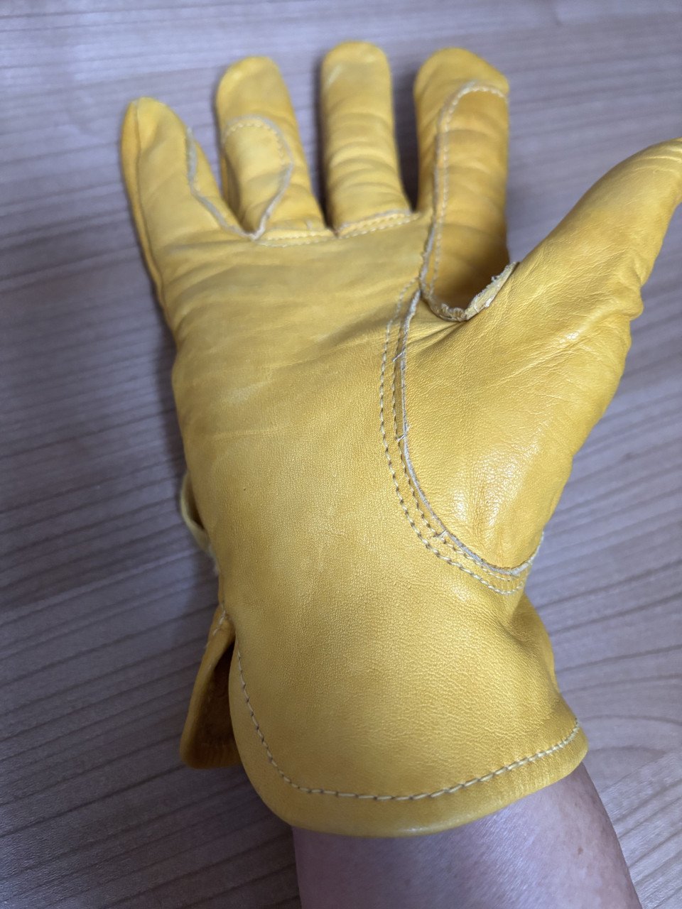 Western leren handschoenen dames xs