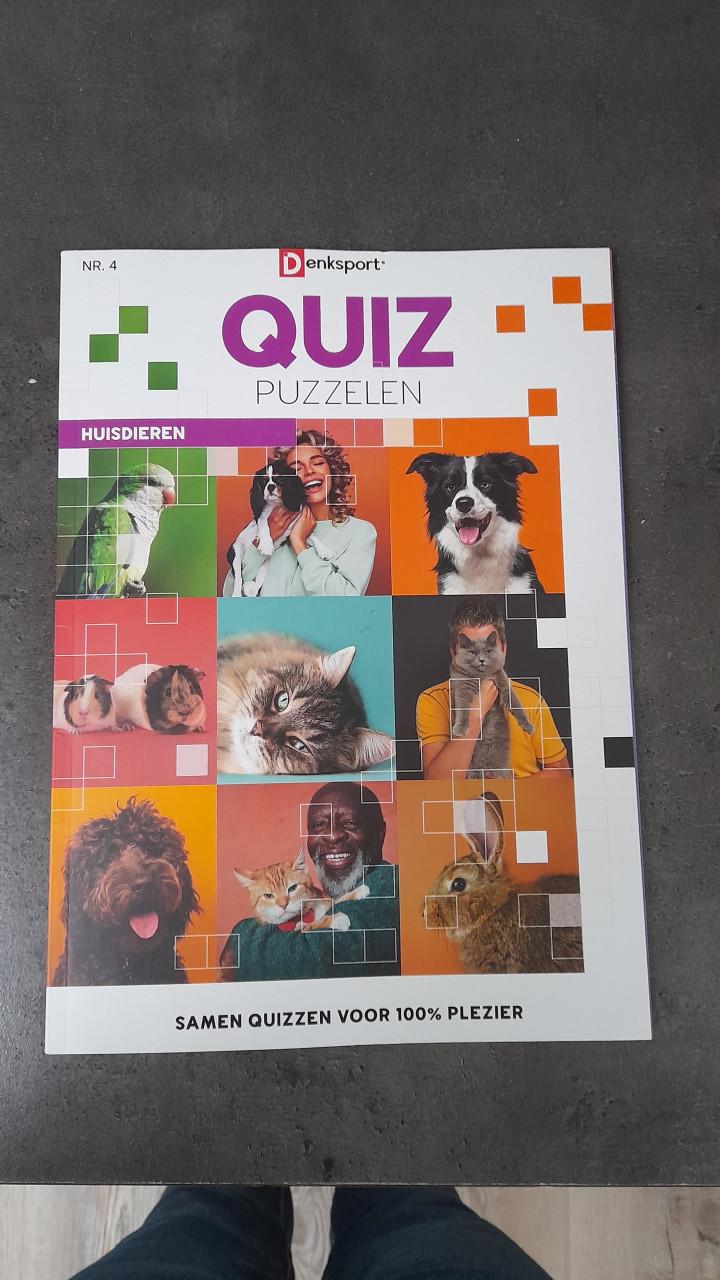 Quiz puzzelen huisdieren