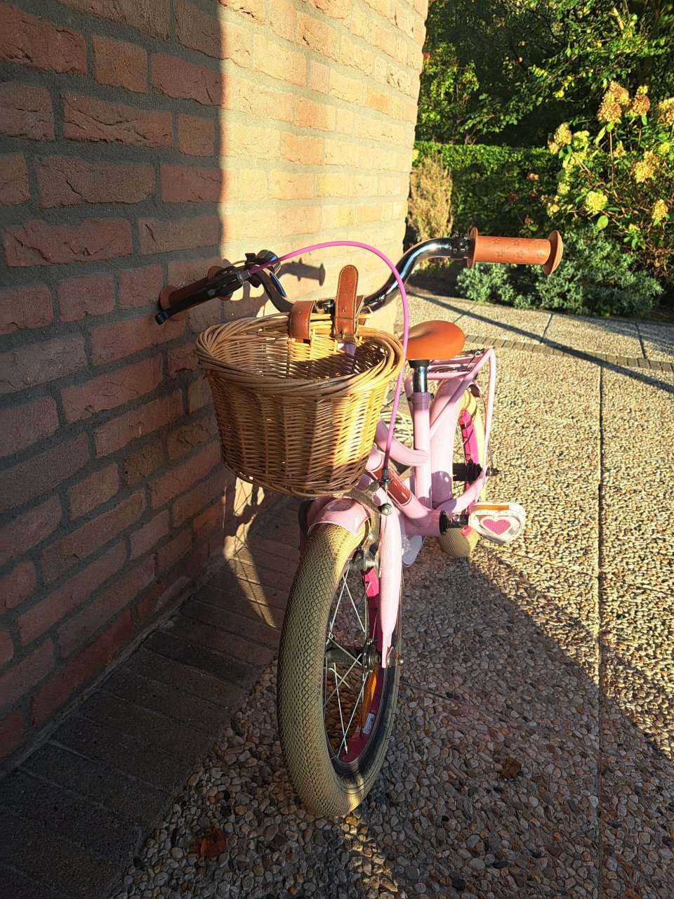 Meisjes fiets 14 inch inclusief mandje