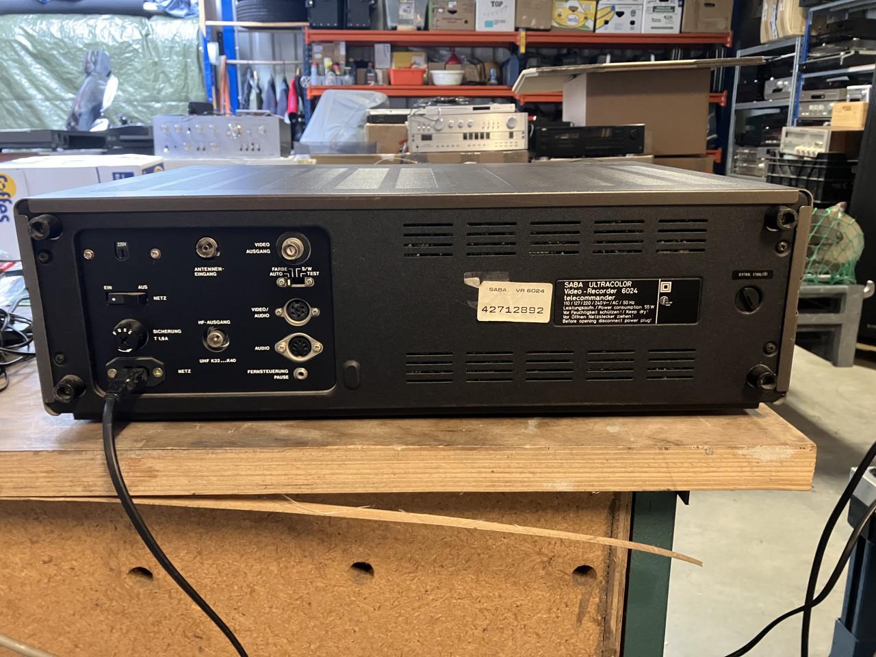 Saba VR6024 videorecorder met Dolby en remote