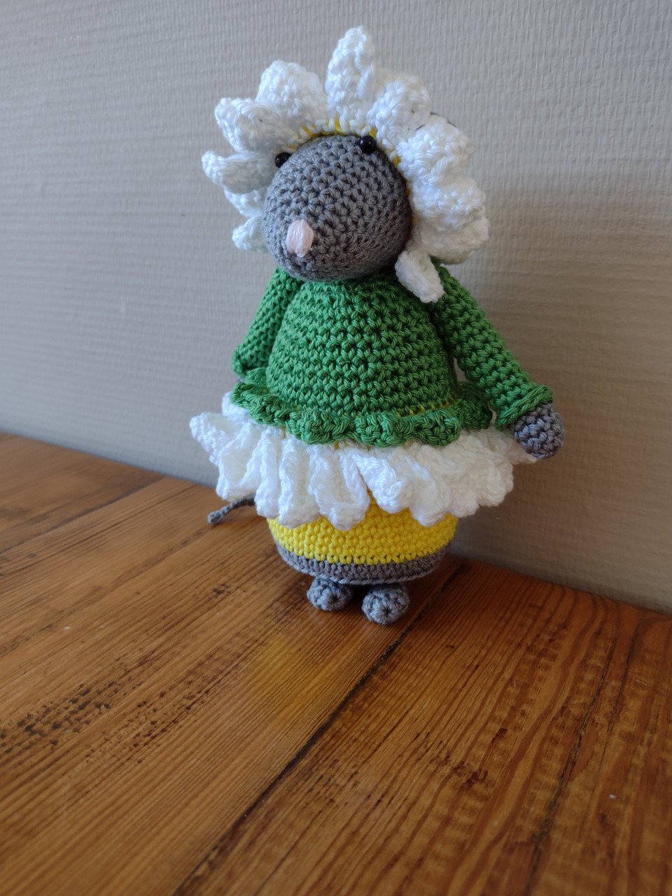Gehaakte bloemen muizen