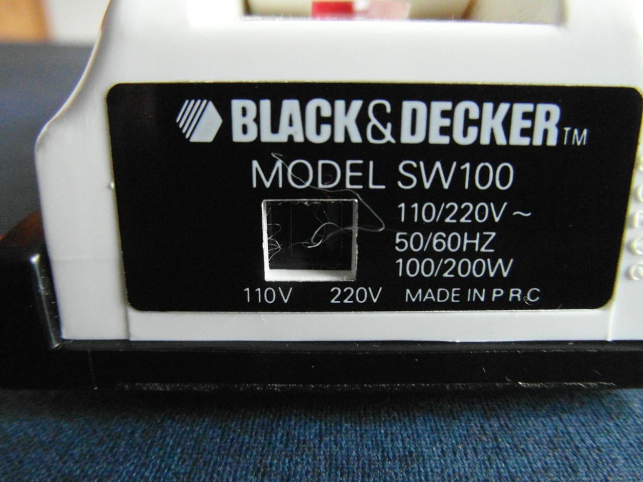 Black & Decker Valentina reisstrijkijzer