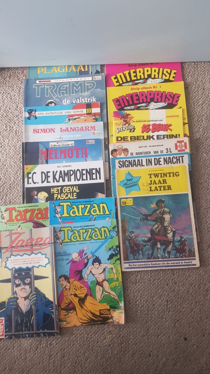 Diverse stripboeken