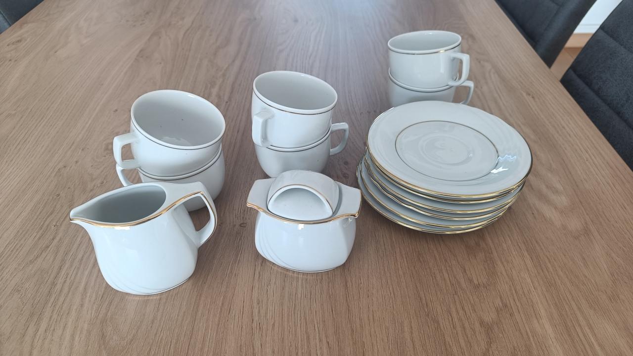 6 delig koffieservies