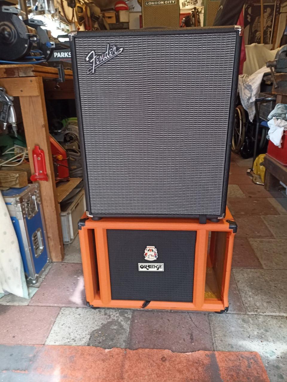 Orange 2x12 isobaric Bassspeaker