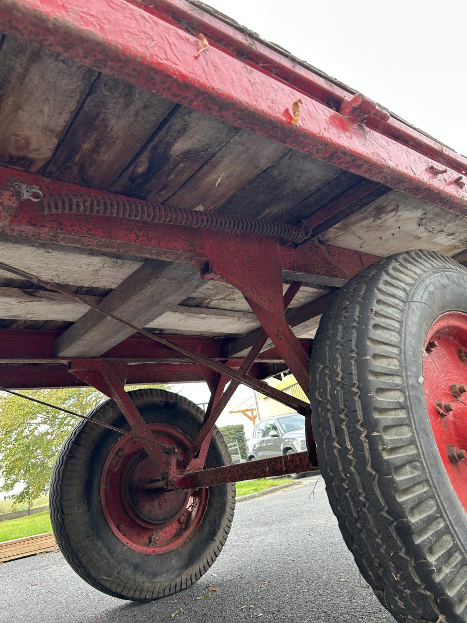 Platte wagen - hooi wagen