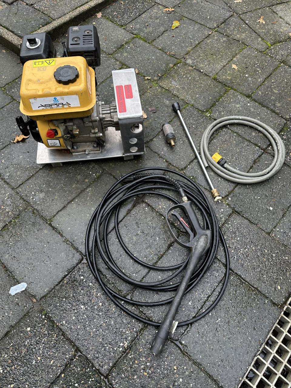 Mobile hogedrukreiniger benzine