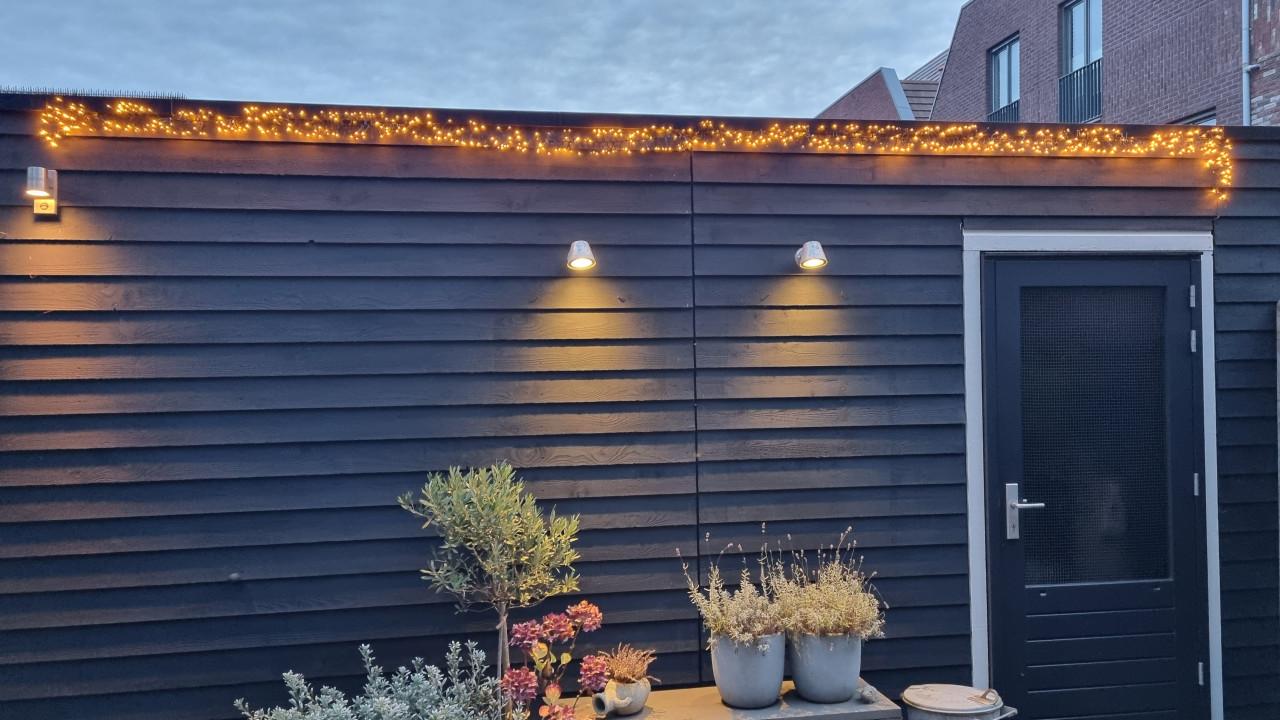 Kerstverlichting buiten