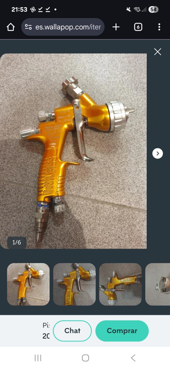 Devilbiss GT Pro autospuitpistool maar heel weinig gebruikt.