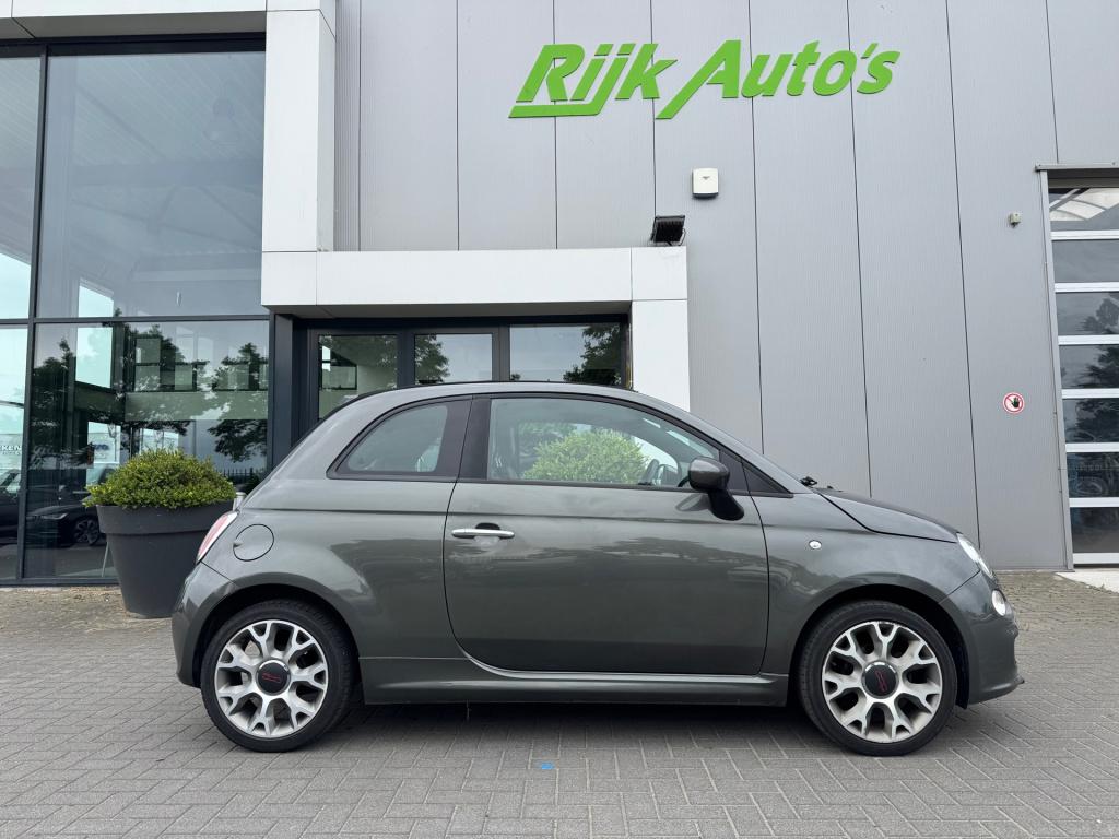 Fiat 500 C 1.2 sport * cabriolet * sport bumpers * airco * pdc *
