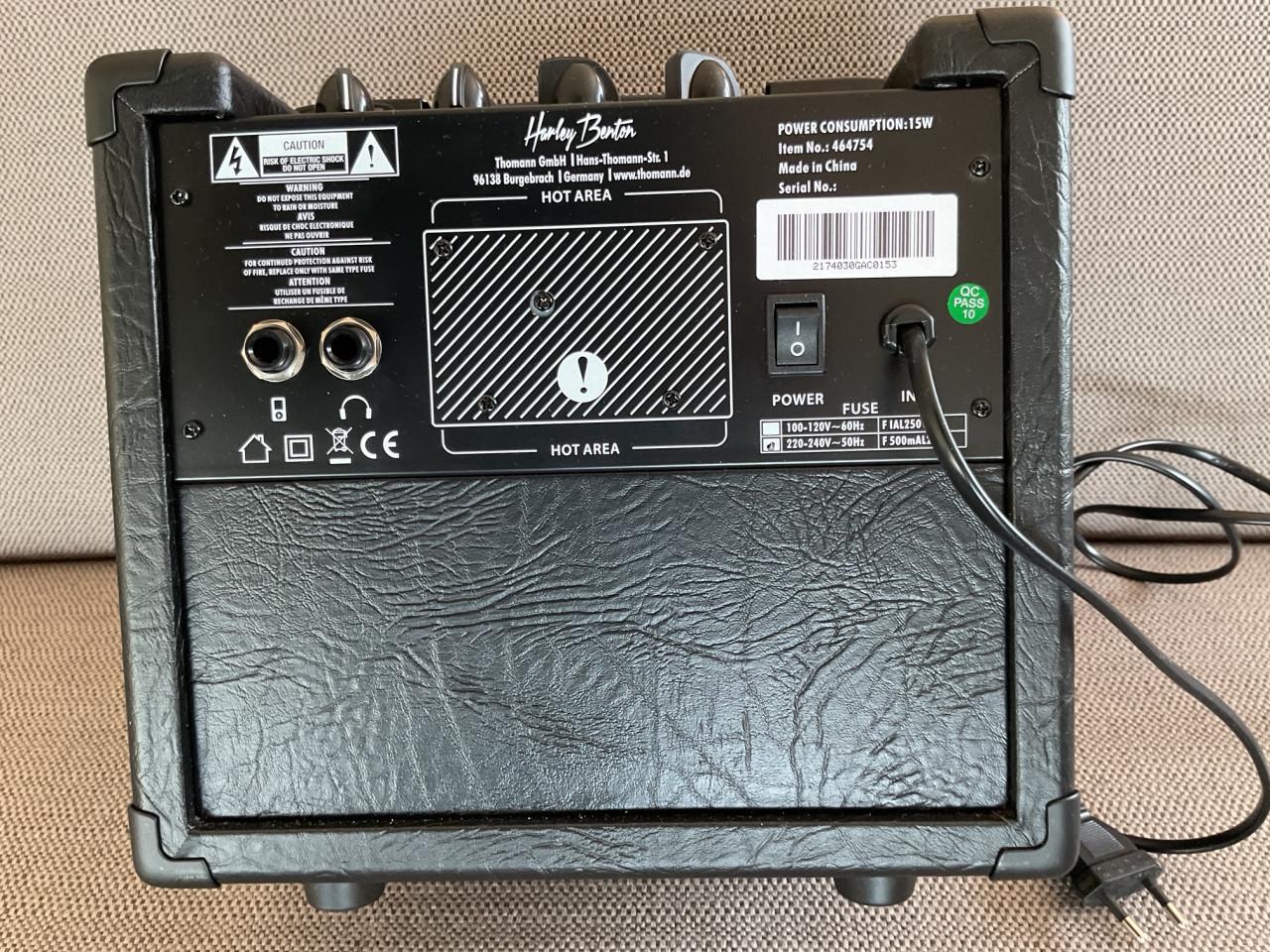 NIEUWE ONGEBRUIKTE HARLEY BENTON HB-15GXD JAMBOX Gitaarcombo