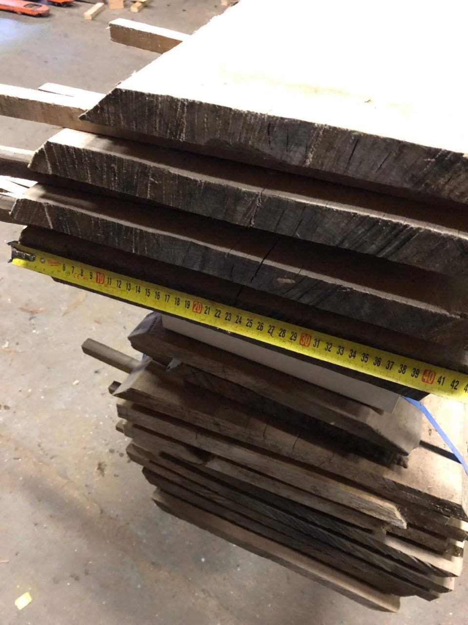 Zeeuwse Iep / Olm stam, hout voor meubels en interieur