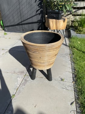 Pot - Rieten look