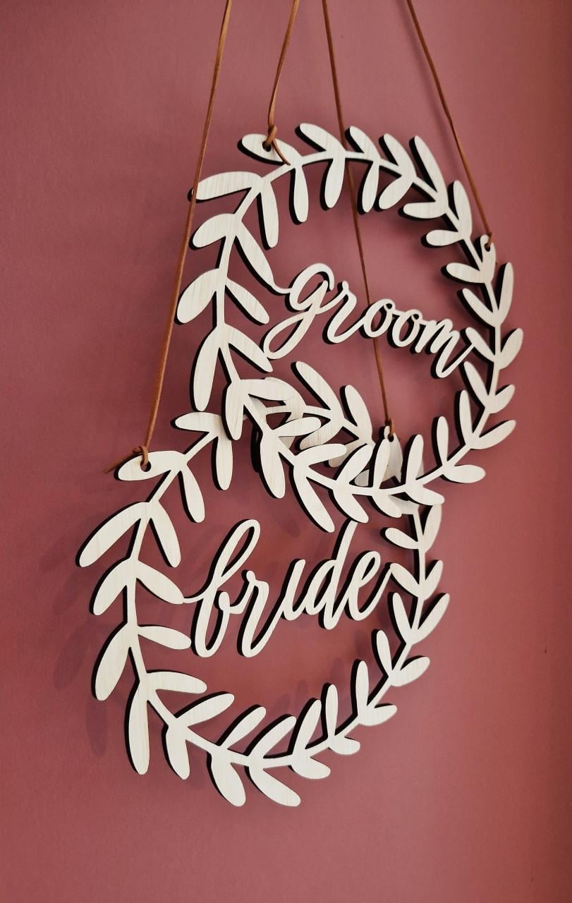 Bruiloft - hangers Bride & Groom