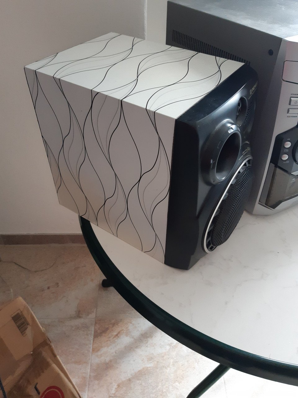 Philips set met Pioneer speakers