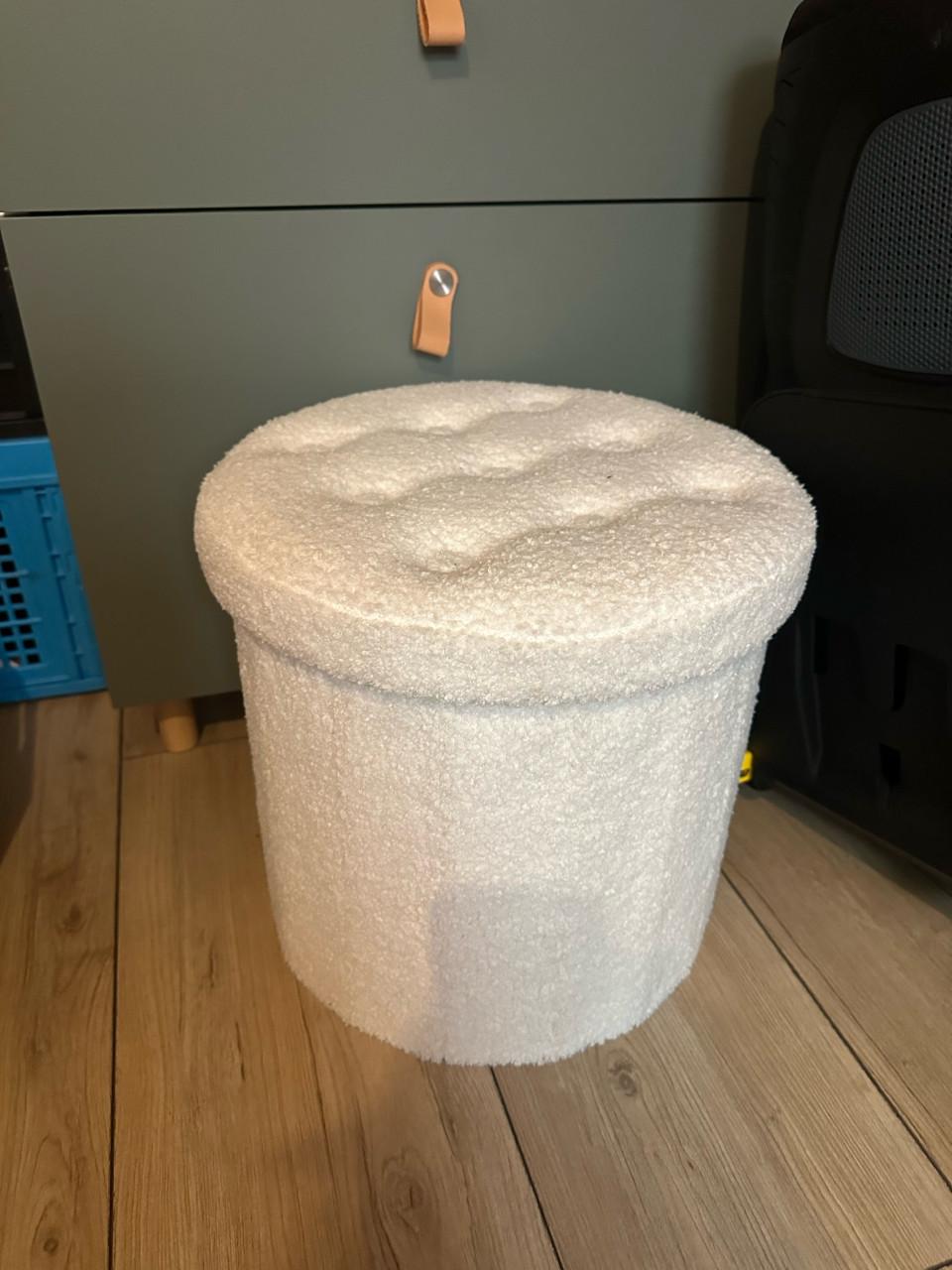 Teddy poef met opbergruimte