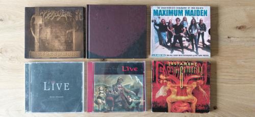 6 CD's rock, hard rock en heavy metal