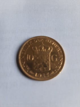 Gouden tientje 1917 wilhemina