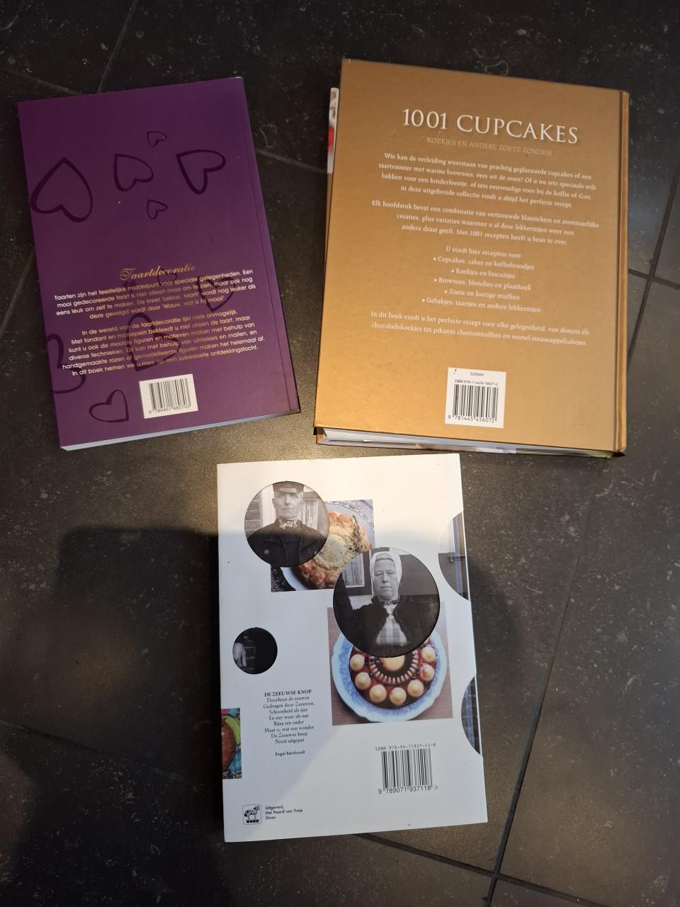 Kookboeken bakken zoetigheid