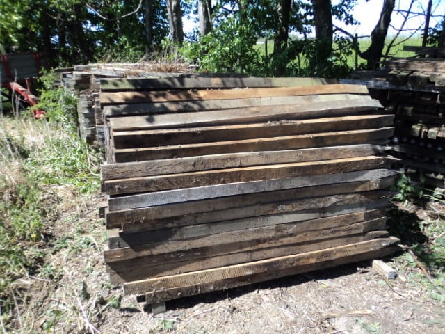 Hard houten palen