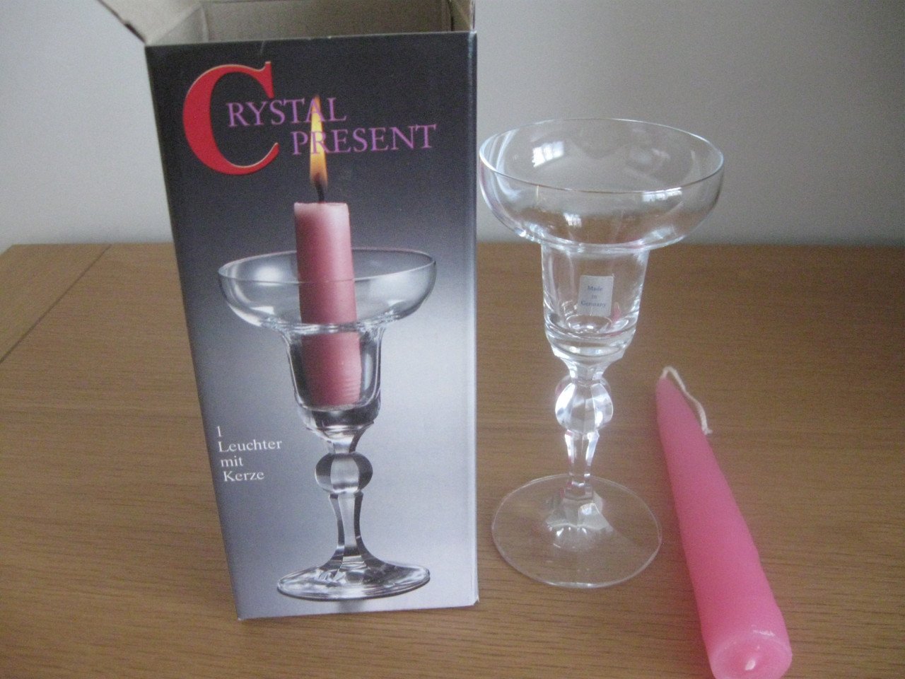 Cristal kaarsen standaard