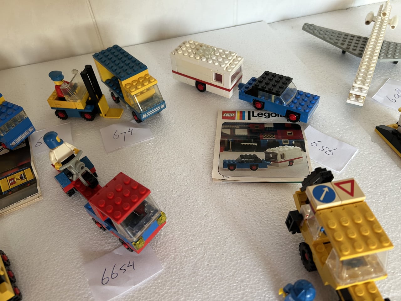 Oude Lego modellen. (13 totaal)