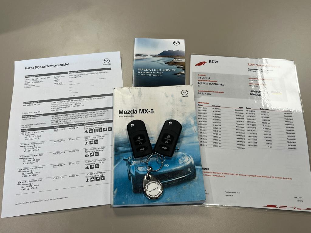 Mazda Mx-5 2.0 s-vt touring|rijklaar