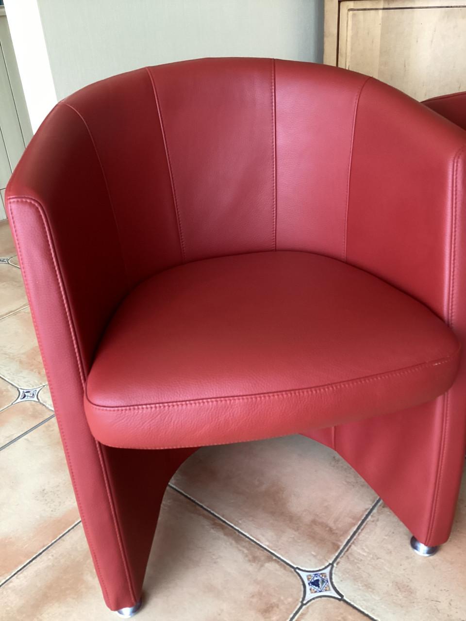 Rolf Benz stoelfauteuils(4 stuks)RB7300(als nieuw)