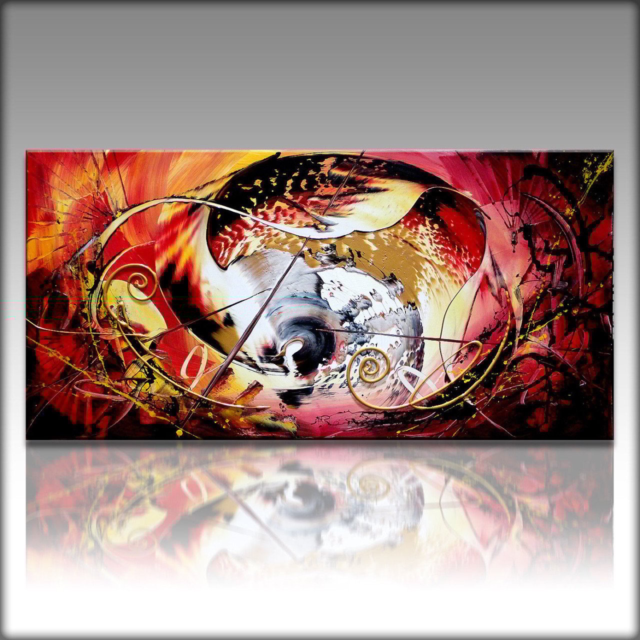 " Exceptional "  prachtig Acrylschilderij van Gia Hung