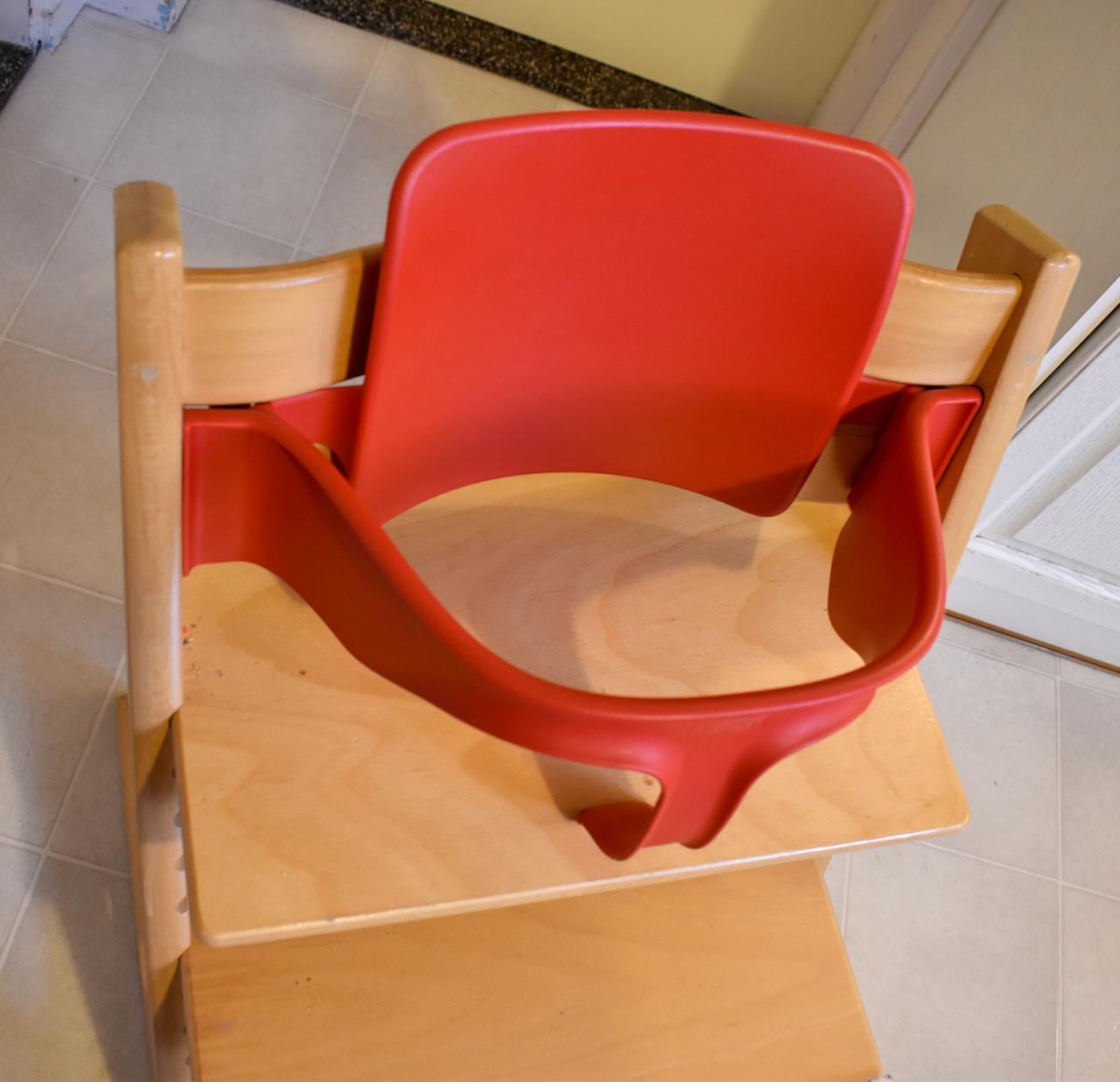Stokke Tripp Trapp kinderstoel. - Gebruikte  stoelverkleiner.