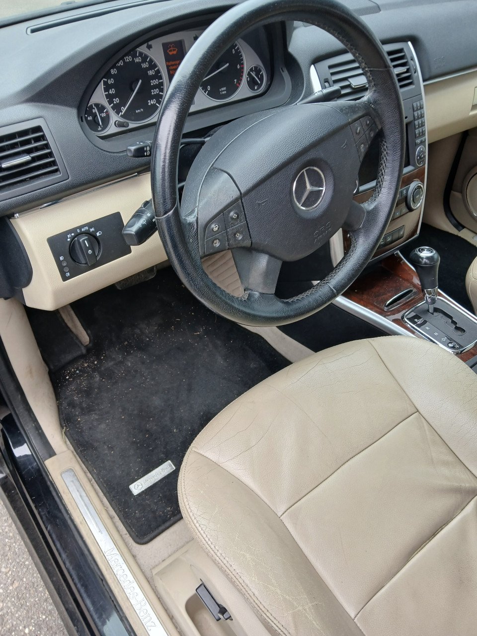 Mercedes 200B Automaat-2009-km.165345-Airco-trekhk-navigatie+opties-5800,=